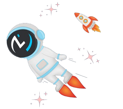 Logicim astronaut in space